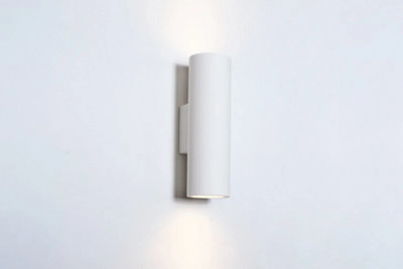 Image of Netlighting Indoor Decorative Paintable Plaster Kos Wall Light IP20 For 2 x GU10 White White