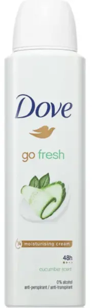 Image of Dove Go Fresh Cucumber and Green Tea Deodorant 150ml