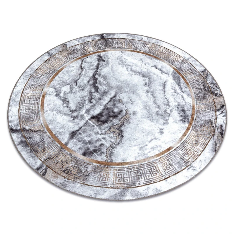 Image of RugsX Miro Rug in Grey Size: 200cm diameter Grey Unisex 200cm diameter