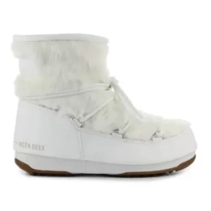 Image of MOON BOOT boots Women White Eco Pelliccia