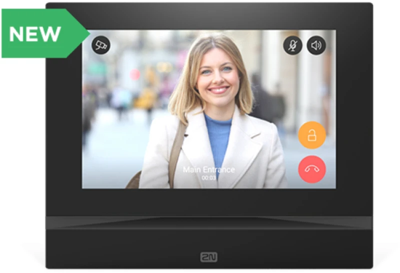Image of 2N Indoor View with WiFi in Black - requires 91378800 (flush) or 9137