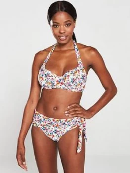 Image of Pour Moi Heatwave Underwired Bikini Top - Multi, Size 32D, Women