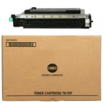Image of Konica Minolta TN109 Black Laser Toner Ink Cartridge