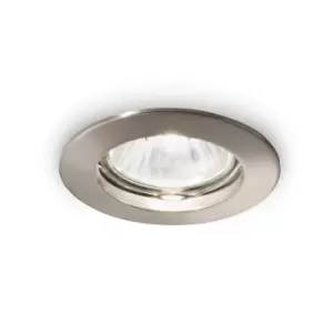 Image of Jazz 1 Light Recessed Spotlight (3 Pack) Nickel GU10