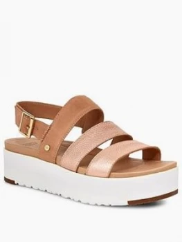 Image of Ugg Braelynn Wedge Sandal - Rose Gold
