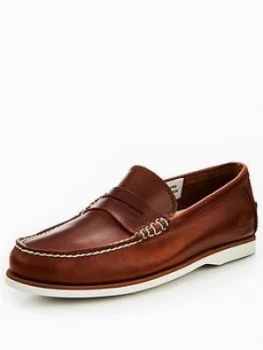Image of Timberland Classic Boat Penny Loafer Brown Size 8 Men