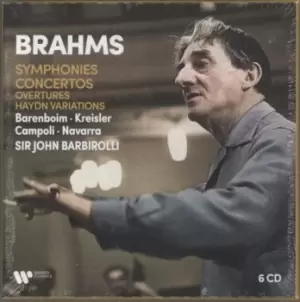 Image of Johannes Brahms Symphonies, Concertos, Overtures, Haydn Variations 2023 UK 6-CD set 5054197205774