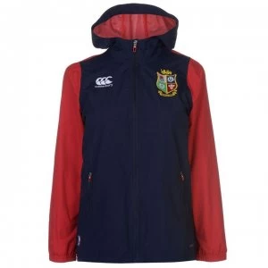 Image of Canterbury British And Irish Lions Full Zip Rain Jacket Ladies - Blue