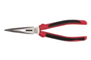 Image of Teng Tools MB463-8T 8" Mega Bite Bent Long Nose Pliers (TPR Grip)