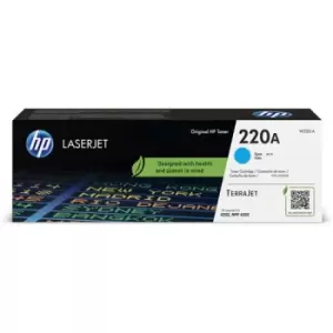 Image of HP 220A Cyan Original LaserJet Toner Cartridge