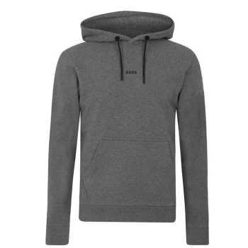 Image of Hugo Boss Weedo 1 Pullover Hoodie Medium Grey Size S Men