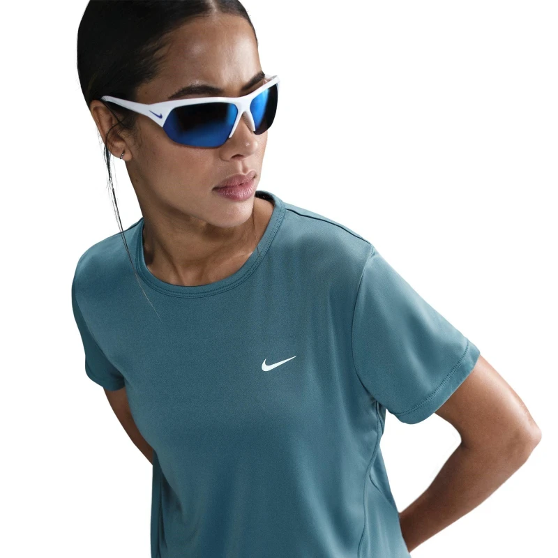 Image of Nike Tempo Womens Dri-FIT Short-Sleeve Running Top Smokey Blue female 8 (XS)