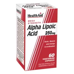 Image of HealthAid Alpha Lipoic Acid 250mg Vegicaps 60's