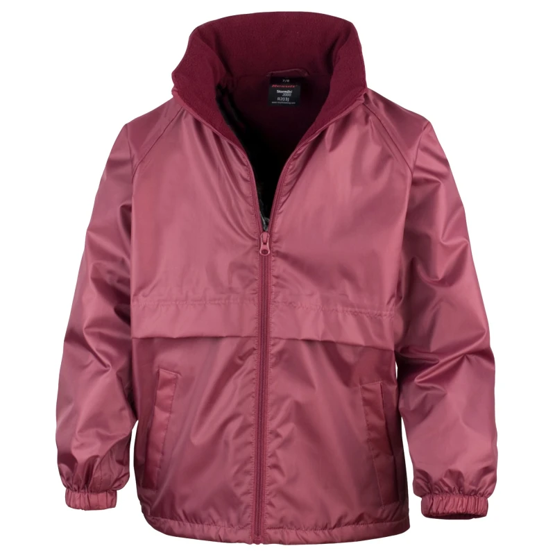 Image of Result Core Youth DWL Jacket in Burgundy Size: 3-4 Years Burgundy Unisex 3-4 Years