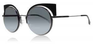 Image of Fendi FF0177/S Sunglasses Gunmetal KJ1T4 53mm