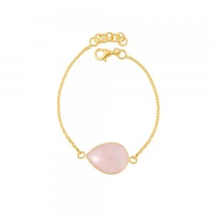 Image of Juvi Designs Gold vermeil egadi teardrop bracelet Pink