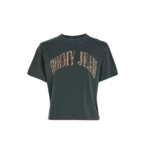 Image of Tommy Jeans Tjw Cls Leo Ss - Grey