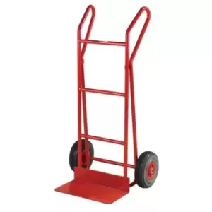 Image of Slingsby Flat Toe Plate Sack Trucks - With Straight Crossbars, on Puncture Proof