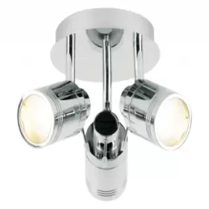 Image of Forum Lighting 35W Spa Scorpius 3 Light Bar Spotlight Chrome - SPA-27405-CHR