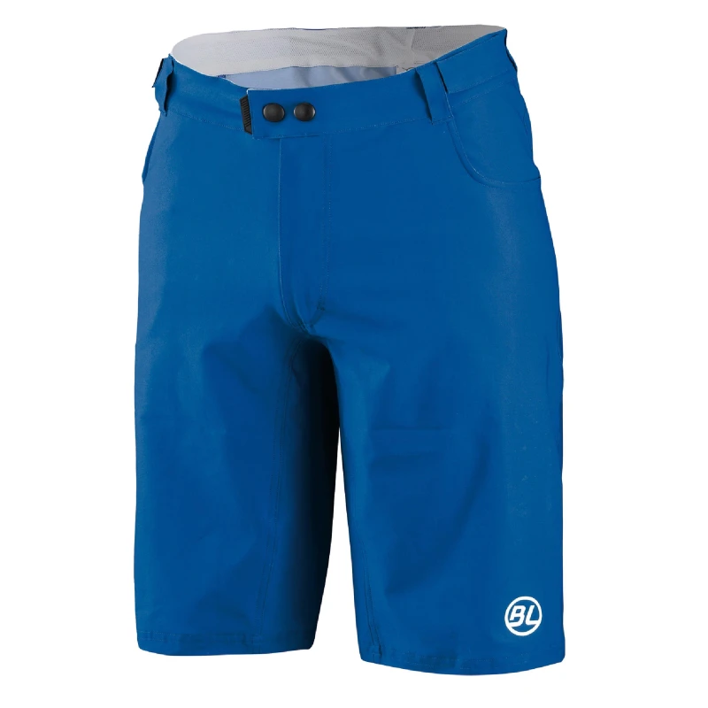 Image of Bicycle Line Mens Ostiglia Baggy Knee Length MTB Shorts Dark Blue male Medium