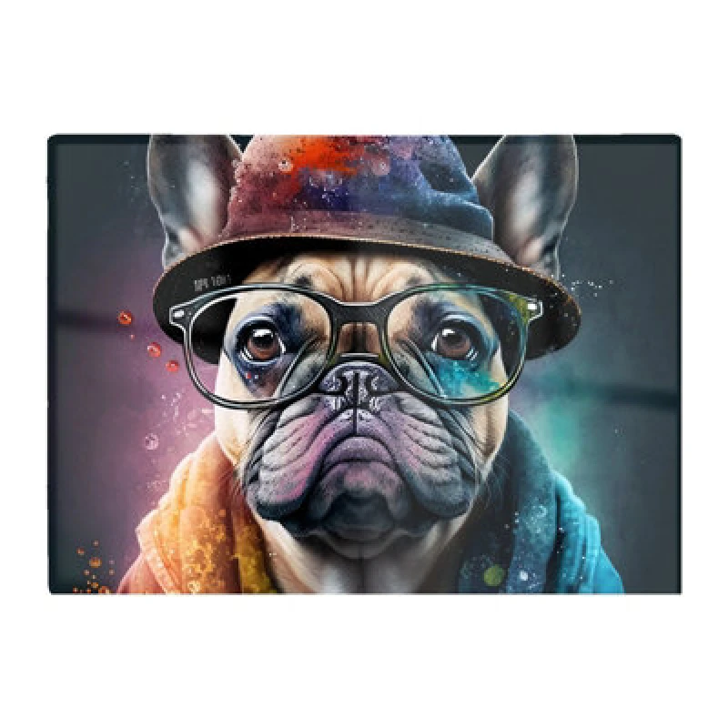 Image of Warren Reed Designer French Bulldog Dog Splashart Chopping Board