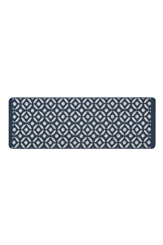 Image of My Mat Stain Resistant Crescent Navy Navy