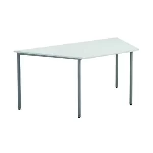 Image of Jemini Trapezoidal Multipurpose Table 1600x800x730mm White KF79036