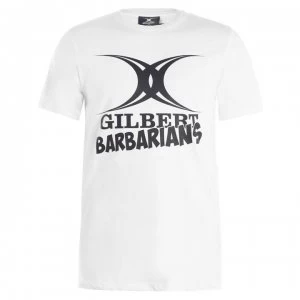 Image of Gilbert Barbarians T Shirt Mens - White