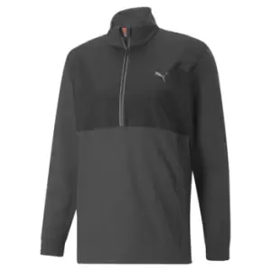 Image of Puma WRM Zip Top Mens - Black