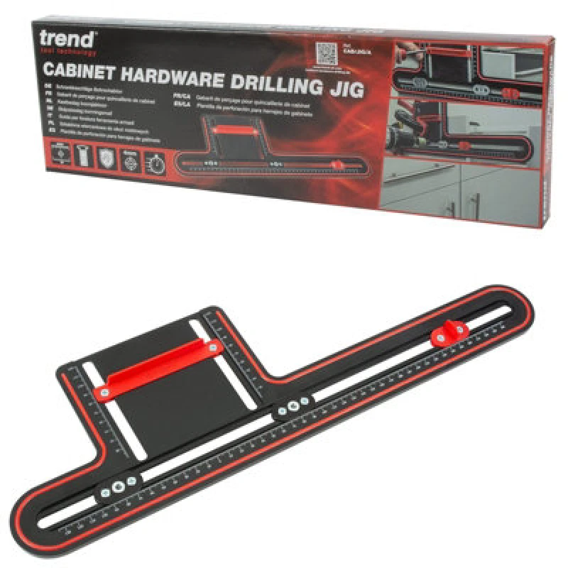 Image of Trend Cab/jig/a Cabinet Hardware Drilling Jig - Trend CAB/JIG/A