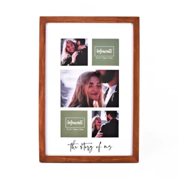 Image of Moments Wooden Collage Frame - The Story of Us