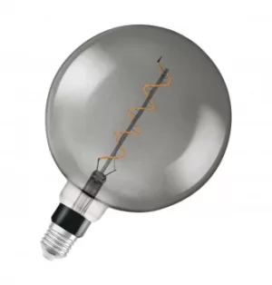 Image of Osram LED Filament Globe 5W E27 Dimmable Vintage 1906 Extra Warm White Smoke