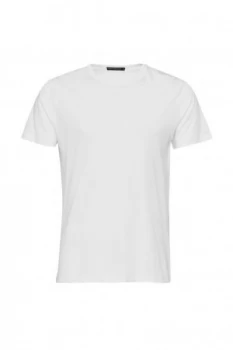 Image of Mens French Connection Classic Cotton Crew T Shirt White