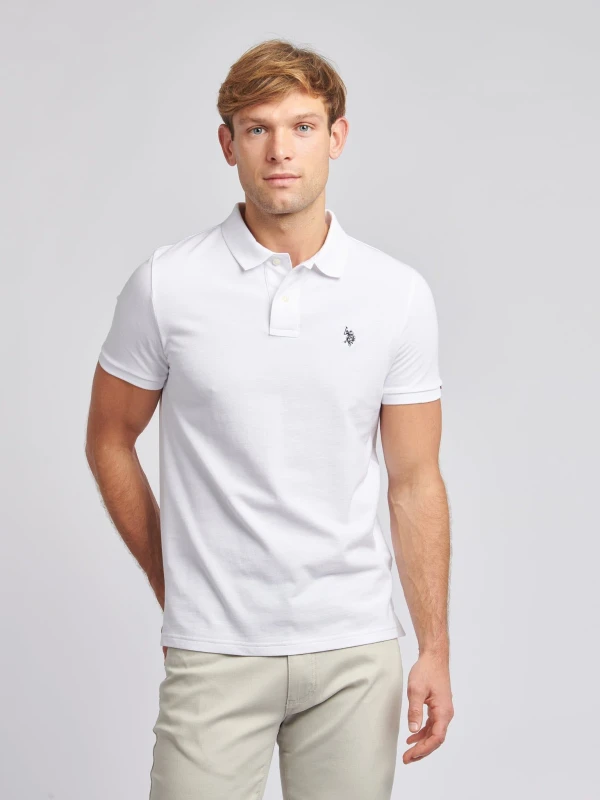 Image of U.S. POLO ASSN. Pique Polo Shirt Multi
