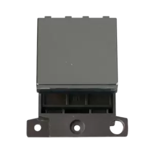 Image of Click Scolmore MiniGrid 250V 20A 2 Way Switch Module Black Nickel - MD024BN