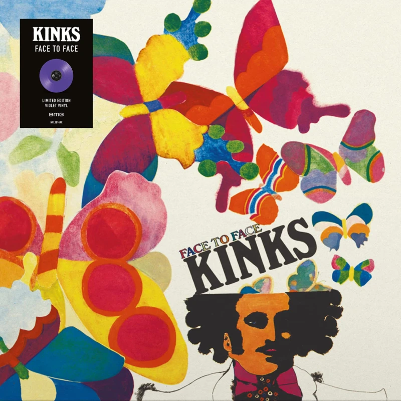 Image of The Kinks Face To Face [Limited Edition Violet Vinyl] Vinyl LP Black unisex