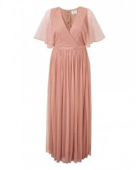 Image of Anaya Kimono sleeve wrap maxi dress