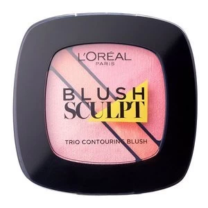 Image of LOreal Paris Infallible Face Blush Trio Soft Rosy 30g Pink