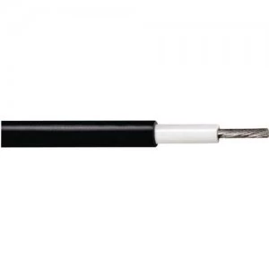 Image of Zexum 4mm Black Single Core TUV PV1-F Solar Photovoltaic PV Cable - 50 Meter