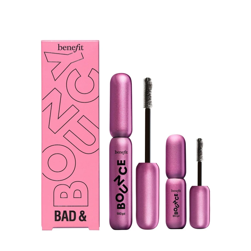 Image of Benefit Bad and Bouncy BADgal Bounce Full Size and Mini Mascara Duo Worth 42 Black female One Size