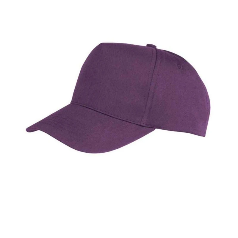 Image of Result Result Men Boston 5 Panel Baseball Cap in Purple Purple One Size Male 5063425967469