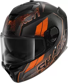 Image of Shark Spartan GT Ryser Helmet, black-orange, Size S, black-orange, Size S