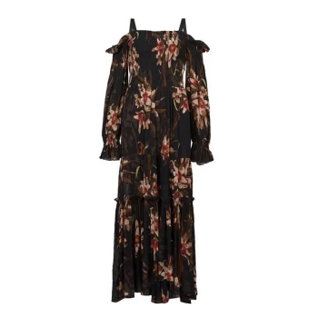 Image of AllSaints Lillemor Maxi Dress - Black