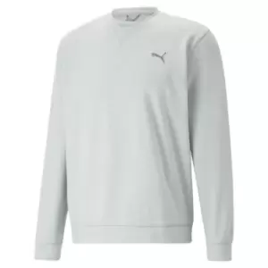 Image of Puma Cloudspun Crewneck Mens - Silver