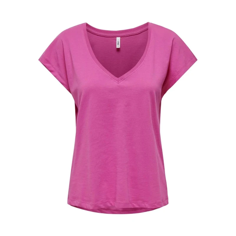 Image of Only Womens v-neck T-Shirt Only Winnie Rose Female L