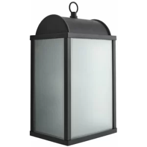 Image of Zinc Lantern CHARLOTTE Black Exterior Light