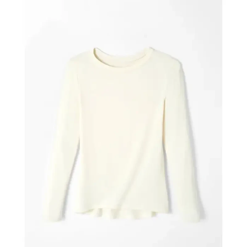 Image of Damart Fine ribbed womens T-Shirt Damart Thermolactyl Sensitive Blanc Female M