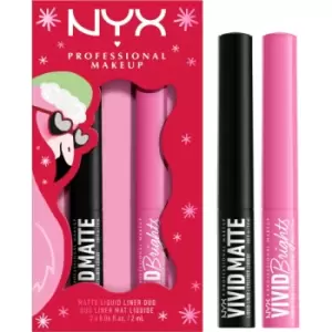 Image of NYX Professional Makeup FA LA L.A. LAND liquid eyeliner (gift set)