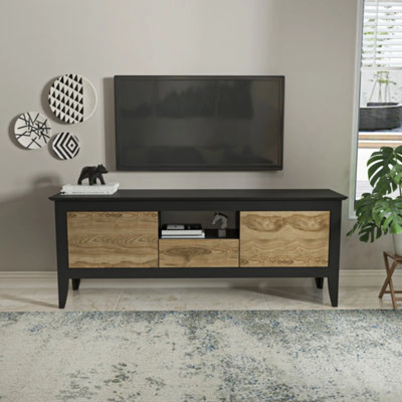 Image of Decorotika Verde TV Stand Black