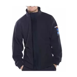 Image of Arc Compliant Fleece Jacket Navy Navy Blue - Size S